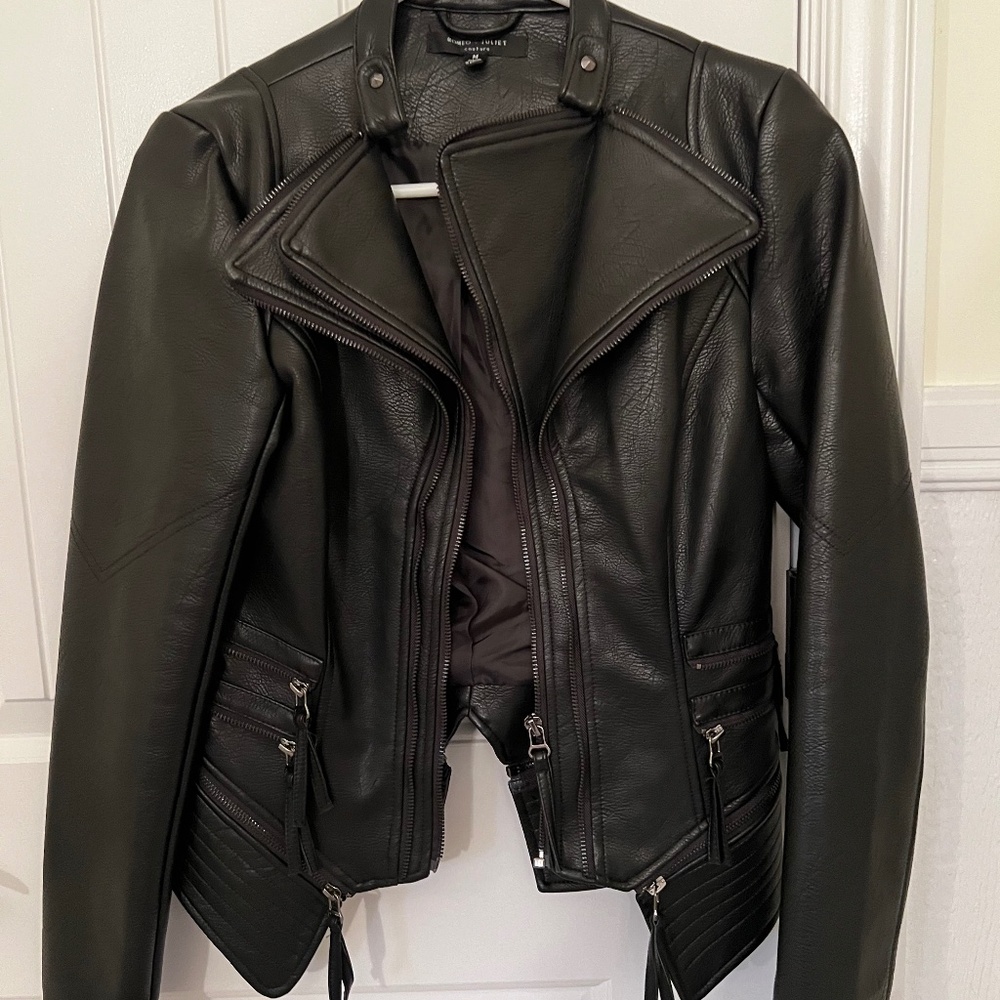 Faux Leather Jacket